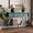 Green, variant on 47" Console Table with 2 Drawers and Storage Shelf, Modern Farmhouse Entryway Table for Hallway, Teal Blue Finish