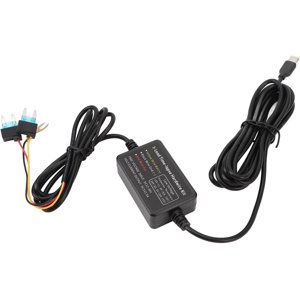 PinesC Type C Dash Cam Hard Wire Kit for 24 Hour Power Supply, Universal Compatibility with Dashcam, Rearview Mirror Camera, GPS Navigator and Detector