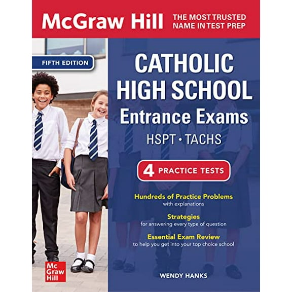 Pre-Owned McGraw Hill Catholic High School Entrance Exams, Fifth Edition (Paperback) 1264285655 9781264285655