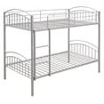 thumbnail image 6 of Aukfa Metal Bunk Bed Twin over Twin, Convertible to 2 Twin Bed Frame, Silver, 6 of 10