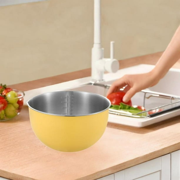 Cuenco de mezcla Perfecl acero inoxidable Grande 24 cm utensilios para hornear