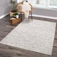 thumbnail image 4 of Carolina Weavers High-Lo Subtle Solid Indoor/Outdoor Area Rug 7'9"x10'10" - Gray, 4 of 5
