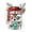 Deer holding heart, variant on MULA Euopean Original Silver DIY Charms Pendant Christmas Santa Claus Love Christmas Hat Snowflake AAA CZ For Women Bracelet Necklace Birthday Gift Jewelry