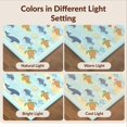 thumbnail image 7 of Design&I 6'x9' Ultra Soft Area Rug, Whale Turtle Nautical Underwater Cartoon Marine Wave Border Crab None Fluffy Washable Non Shedding for Guest Room Bedroom Living Room, 7 of 7