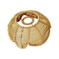 thumbnail image 3 of Pantalla de lámpara,Pantalla de lámpara colgante de ratán,Pantalla de lámpara tejida a mano estilo bohemio,Cubierta de lámpara de araña para sala de estar,decoración de, 3 of 8