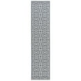 thumbnail image 6 of SAFAVIEH Beach House Rosario Geometric Indoor/Outdoor Area Rug, Light Grey/Charcoal, 4' x 6', 6 of 10