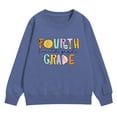 thumbnail image 4 of Mercatoo First Day of School Outfits for Girls Fourth Grade Kids 𝗕ack to School Sweatshirt Comfortable Crewneck Loose Tops, 4 of 7