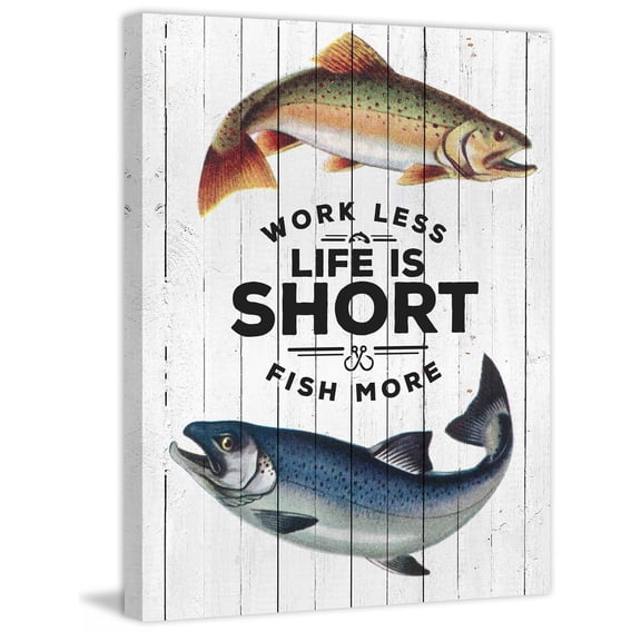 Marmont Hill Life Is Short by Saturday Evening Post Painting Print on Canvas