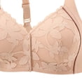 thumbnail image 5 of OVAFBAU Bras for Women Supportive Seamless Push Up Bra T-Shirt Bra Plus Size Wireless Bra Front Closure Push Up Breath Adjust Tank Women Underwears, 5 of 6
