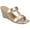 Champagne, variant on Womens Clodie Slip On Wedge Sandals