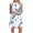 Blue Printed, variant on gakvbuo Summer Tank Dresses For Women 2024 Vacation Beach Dress Casual Simple T-Shirt Mini Dress Crewneck Short Sleeve Wedding Guest Dresses Club Dresses Sun Dresses Tunic Dress