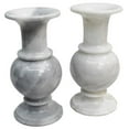 thumbnail image 1 of Natural Geo Vase Décoratif en Marbre de 8 Po - Lot de 2, 1 of 4