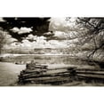 thumbnail image 3 of Hausenflock, Alan 24x17 Black Modern Framed Museum Art Print Titled - Old Mill Lake, 3 of 5