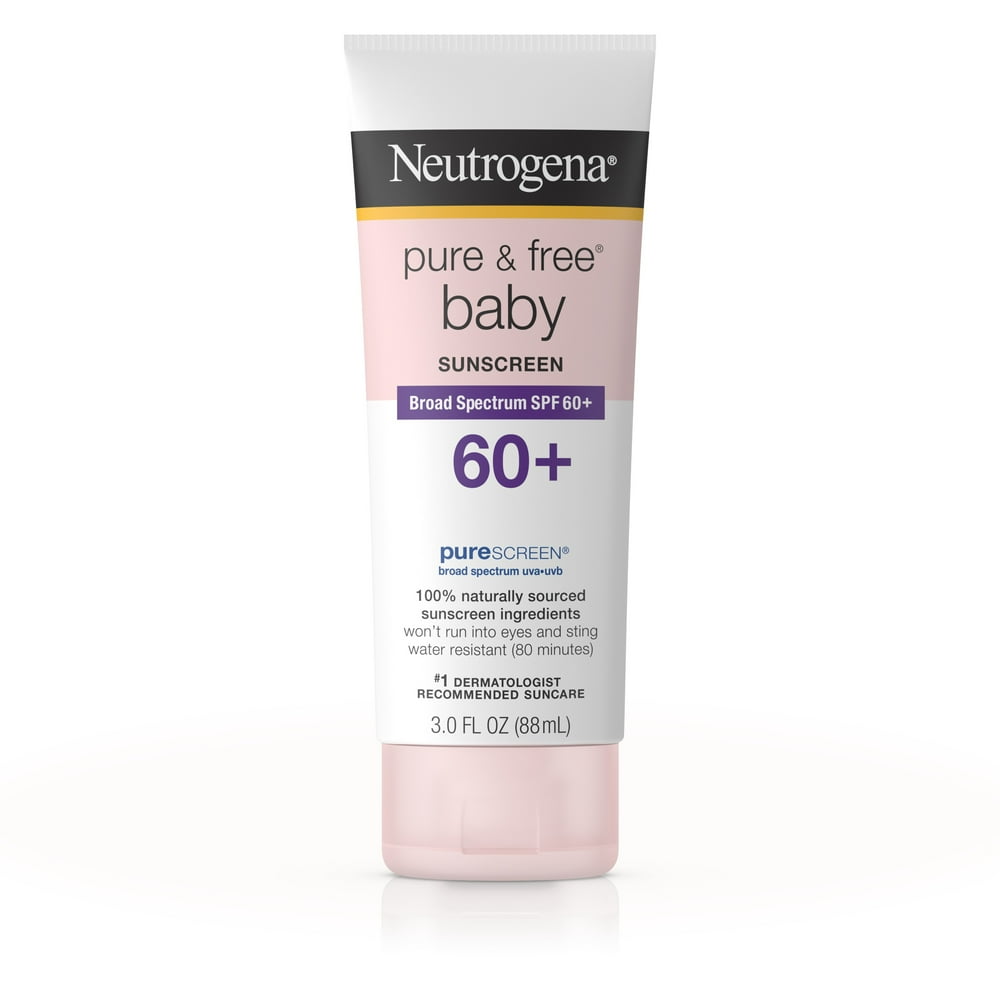 Neutrogena Pure & Free Baby Sunscreen Lotion Broad Spectrum Spf 60+, 3