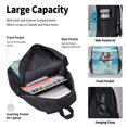 thumbnail image 4 of Balery Swimming Cat Goggles Mochila Escolar 3 en 1 para Niños - Mochila Resistente con Lonchera Térmica y Estuche - Mochila Escolar para Niños y Niñas, 4 of 7