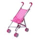 Photo 1 of Click N' Play Precious Toys Pink and White Polka Dots Foldable Doll Stroller (with Swivel Wheels)
