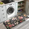 thumbnail image 3 of Pioneer Flower Floral Print Pattern Kitchen Rug Mat,Kitchen Runner Rugs Non Skid Washable,Decorative Kitchen Floor Mats for Kitchen,Sink,Laundry,17"x47.2", 3 of 7