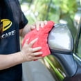 thumbnail image 6 of CarCarez Microfiber Towels for Car Wash Drying, 450GSM Edgeless Scratch-Free Auto Detailing Cloths, Ultra Absorbent Microfiber Drying Towels, 16"x16", 6 Pack, Red, 6 of 6