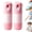 Pink*2, variant on 2-in-1 Box Cutter & Thermal Paper Eraser – Privacy Wipe Tool, Thermal Paper Correction Fluid Pen for Package Labels, Bills, Receipts