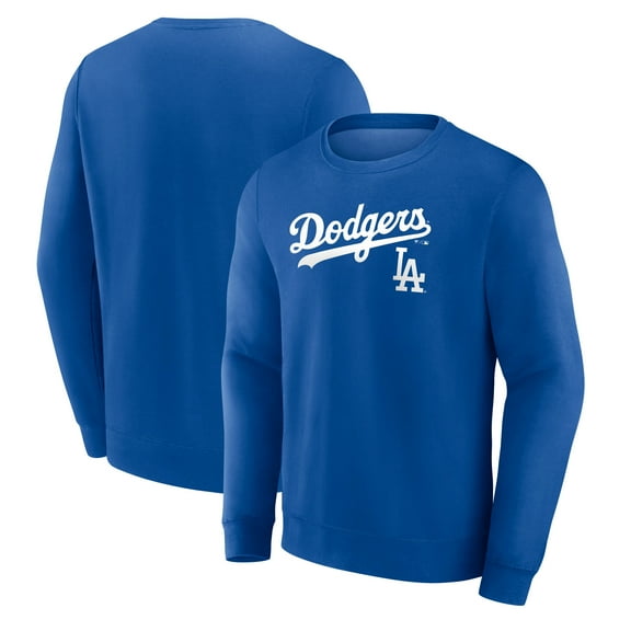Men's Royal Los Angeles Dodgers Team Lockup Sweatshirt
