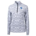 thumbnail image 2 of Women's Cutter & Buck Charcoal Kentucky Wildcats Traverse Camo Quarter-Zip Pullover Top, 2 of 3