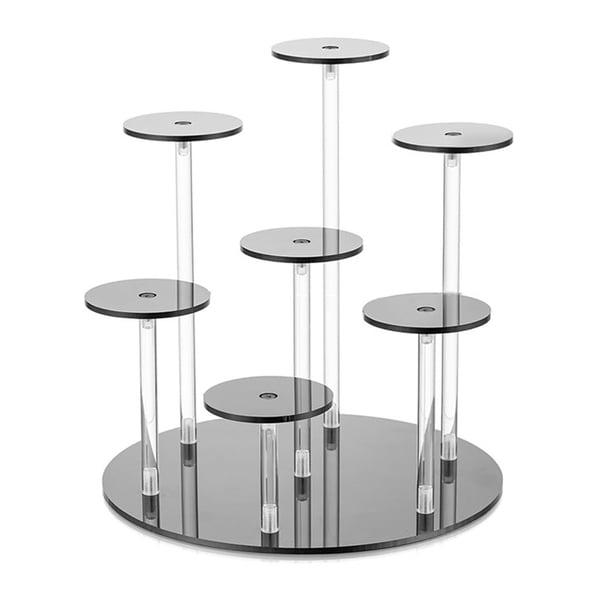Expositor Elevador Soportes Acrílicos 8,5 cm Pastel Cupcake Stand Artesanía Joyería Boda