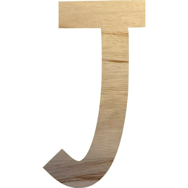 Wooden Letter J Wood Alphabet Letters For Crafts Wood - Temu