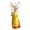Yellow, variant on Hersfrd Whimsical Cat Figurine Funny Cute Small Resin Sculpture Adorable Neko Figurine Miniature Desktop Ornament Fairy Home Office Decoration (Yellow)