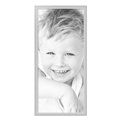 thumbnail image 2 of ArtToFrames 22" x 49" Metro Ice Silver Black Picture Frame, 22x49 inch Silver Wood Poster Frame (WOM-5247),  Pack, 2 of 7