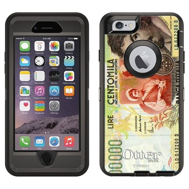 Otterbox Defender Case For Apple Iphone 6 Centomila Lire Italy Banknote Walmart Com Walmart Com