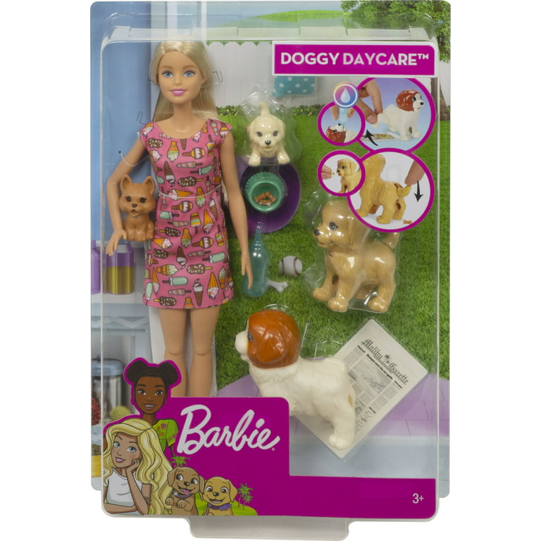 Barbie – Poupée et animaux – Doggy Daycare 