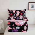 thumbnail image 5 of Manfei Ocean Axolotl Full Size Comforter Sets,Cartoon Salamander Bedding Comforter Set,Pink Reversible,3-Piece,1 Comforter and 2 Pillowcases, 5 of 7