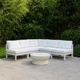 thumbnail image 2 of Meridian Furniture Nizuc White Outdoor Patio Modular Sectional, 2 of 9