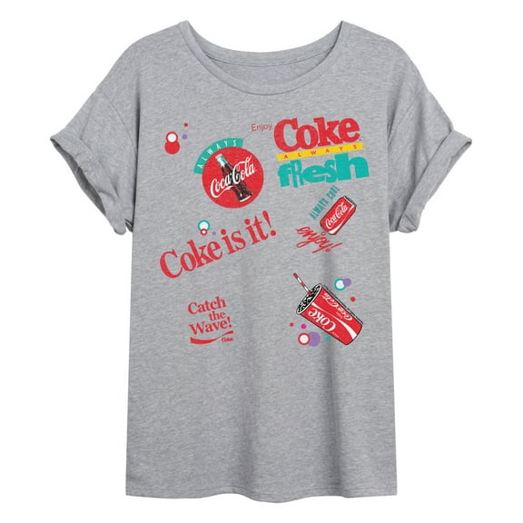 Coca-cola - Coke Multi Hit - Women's Oversized Graphic T-shirt