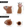 thumbnail image 3 of Marioneta de mano de dedo de ardilla, juguetes novedosos, accesorios de muñeca de dedo, marioneta de dedo de Animal, regalo para niños Sincero Hogar, 3 of 4
