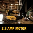 thumbnail image 6 of DEWALT Palm Sander, 1/4 Sheet (DWE6411K), Yellow, 6 of 13