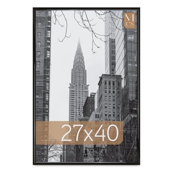 MCS Trendsetter Acrylic Poster Frame - 27" x 40" x 1/4", Black