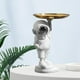 thumbnail image 4 of Bandeja de Esculturas Zulema estatuilla de Astronauta, 4 of 5