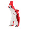 thumbnail image 2 of Adaptador de Freno de Disco de Bicicleta Soporte de Bicicleta Pinza de Frenos de Disco Accesorios de Montaje Convertidor de Ciclo Modificación de , rojo Soledad Adaptador de freno de disco de bicicleta, 2 of 6