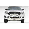 thumbnail image 1 of Fits 2019-2023 Ford Ranger Lund International Bull Bar 47021300 Polished; Stainless Steel; 3.5 Inch Diameter; With Skid Plate, 1 of 5