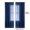 Navy, variant on Semi Sheer Curtains Light Filtering Window Drapes Thermal Insulated Voile Panels -Free Sheer Curtains for Living Room, Bedroom Wedding,Photography Stage Decor Pipe and Drape System Compatible