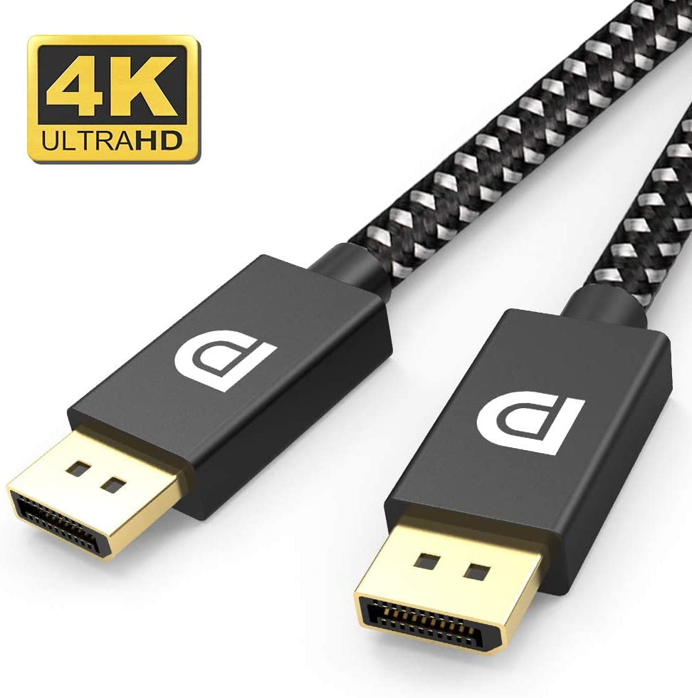 Onvian DisplayPort to DisplayPort Cable, 6.6ft GoldPlated 4K DP Cable