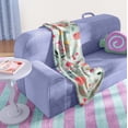 thumbnail image 2 of Mainstays Kids Cozy Plush Throw, Fairy Garden, 50" x 60", 2 of 6