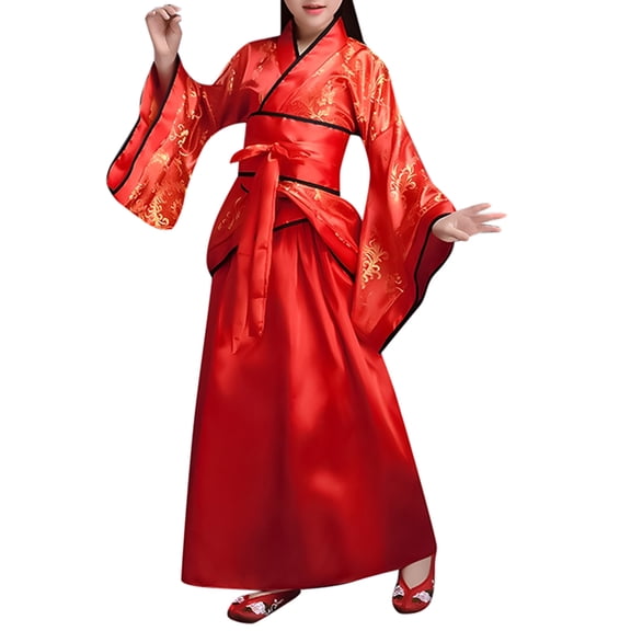 Girls' Ancient Chinese Traditional Hanfu Dress Fancy Dress Christmas Party Dress for Halloween, Easter, Christmas Festival