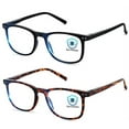 thumbnail image 2 of Blue Light Blocking Glasses, 2Pack Cut UV400 Computer Glasses for Anti Eyestrain, 2 of 2
