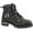 Black, variant on AdTec Men's 9143 6" YKK Zipper Work Boots