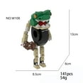 thumbnail image 3 of Udin Din Dindin mutado Blueberrinni ladrillo figura conjunto – Humoroso italiano Brainrot bloques de construcción para fiestas, exhibición y regalos de vacaciones únicos, 3 of 10