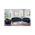 thumbnail image 2 of Meridian Furniture Emery Navy Velvet Chair, 2 of 6