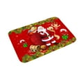 thumbnail image 7 of Holloyiver Christmas Door Mat Outdoor, Merry Christmas Welcome Mats for Front Door, Christmas Non Slip Holiday Red Doormat Indoor Entryway Floor Rug for Entrance Outside Home 19”x31”, 7 of 7