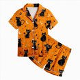 thumbnail image 4 of Futezty Halloween Girls Pajamas 2 Piece Soft Short Sleeve Pjs Set for Kids Loungewear Clothing 2T-13T, 4 of 4